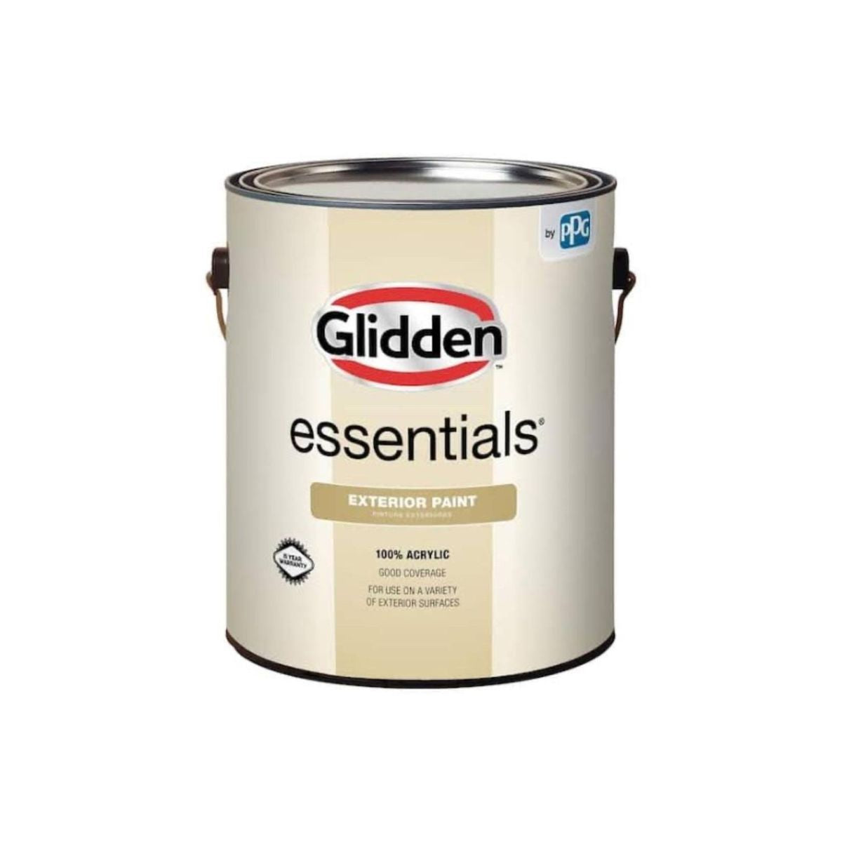 PINTURA PREPARADA COLORES CLAROS CAUCHO MATE GLIDDEN EXTERIOR