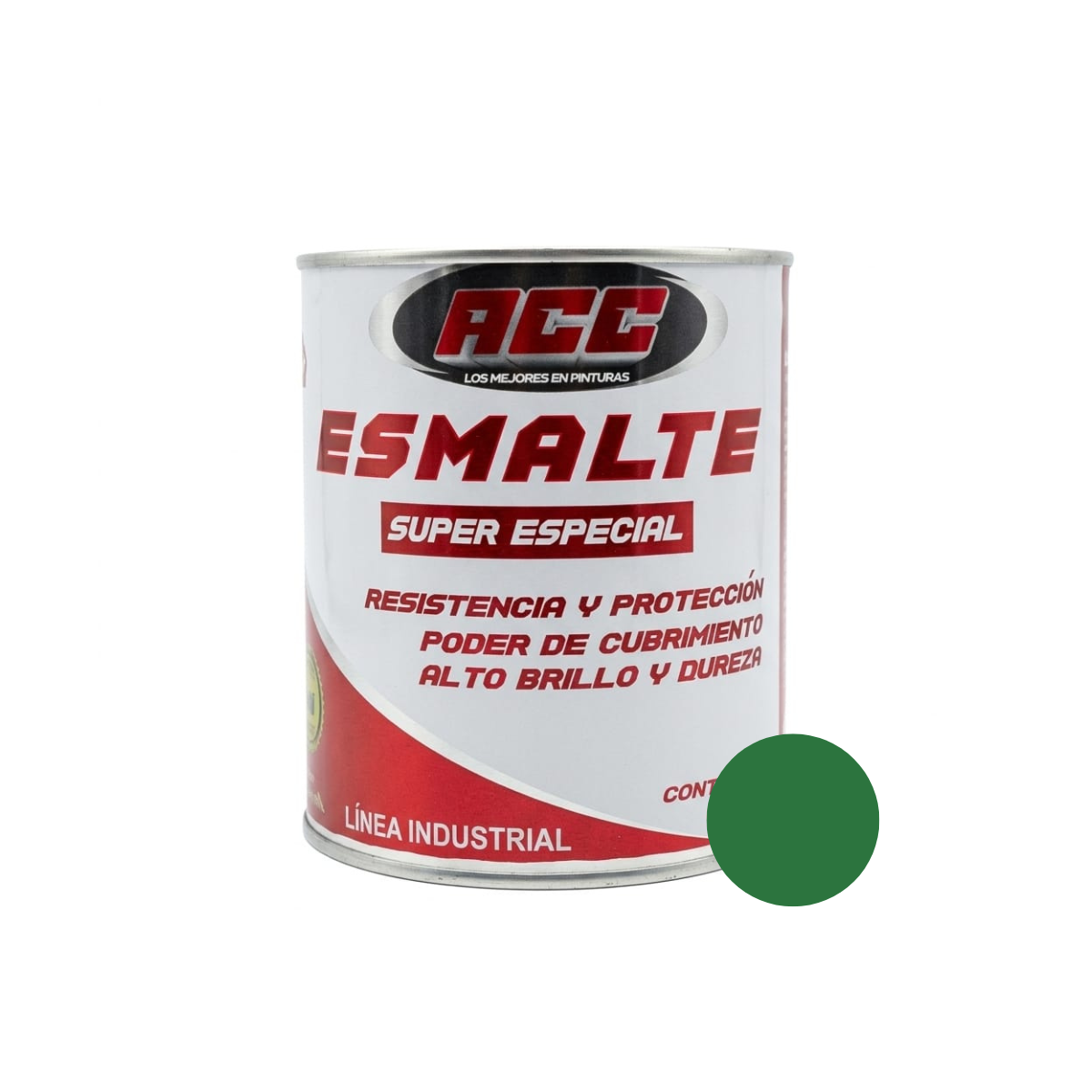 PINTURA ESMALTE ACC VERDE ESMERALDA BRILLANTE GALON ACEITE
