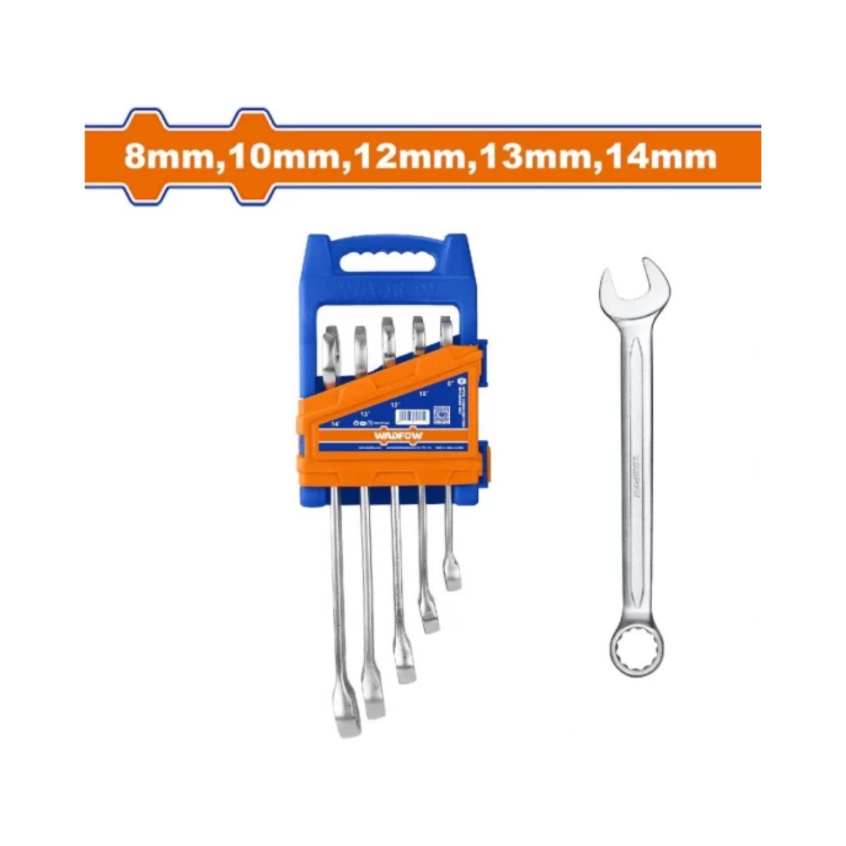 LLAVES COMBINADAS 5 PIEZAS WADFOW 8-14MM