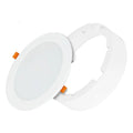 LAMPARA LED DUAL 12W EMPOTRAR Y SUPERFICIAL REDONDA LUZ FRIA