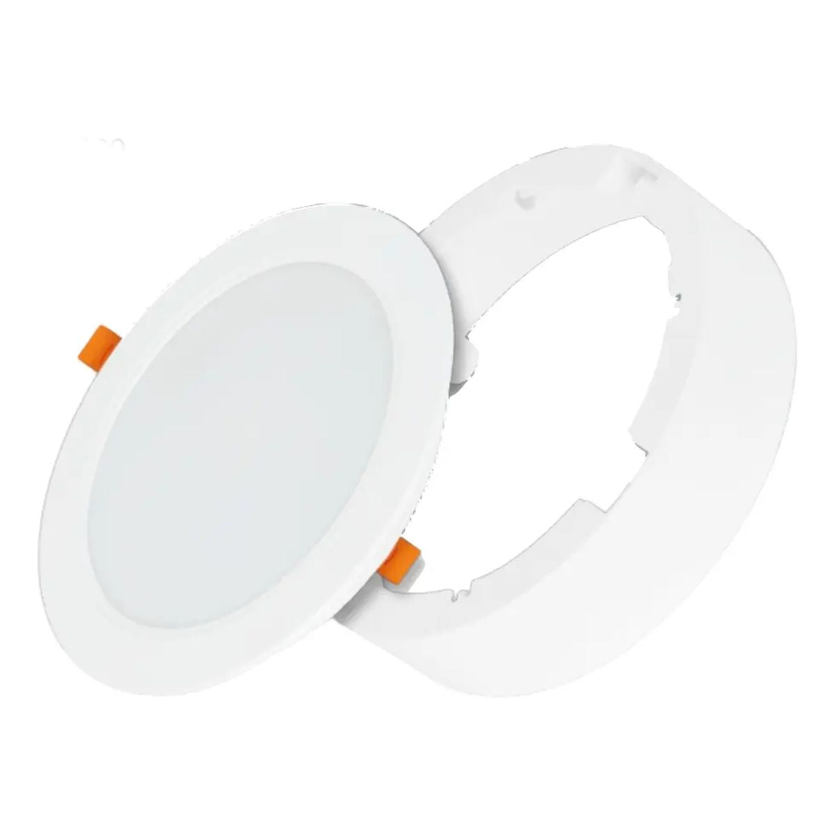 LAMPARA LED DUAL 24W EMPOTRAR Y SUPERFICIAL REDONDA LUZ FRIA