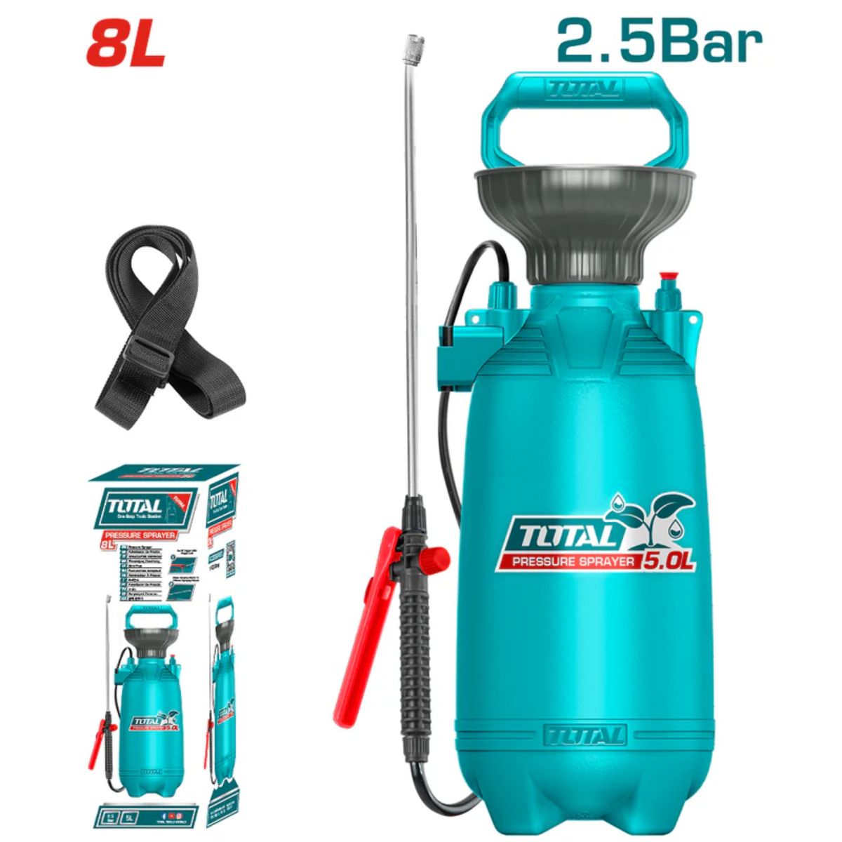 BOMBA FUMIGADORA JARDINERA CAP 8 LTS SUPER TOTAL