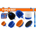 KIT CEPILLOS DE LIMPIEZA WADFOW 11 PIEZAS