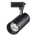 LAMPARA LED DE RIEL 30W NEGRA LUZ BLANCA 85-265V SPOT RIEL LISO