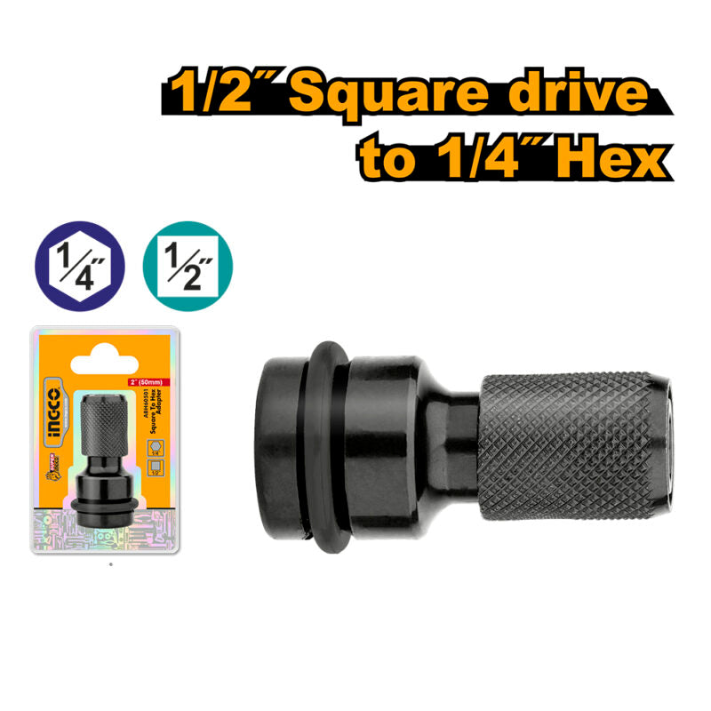 ADAPTADOR DE IMPACTO 1/2″ A 1/4″ HEXAGONAL