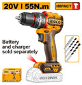 TALADRO DE IMPACTO INALAMBRICO INGCO 20V 55NM SIN BATERIA NI CARGADOR