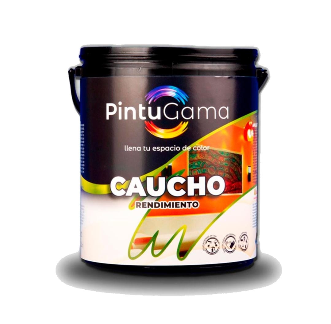 PINTURA CAUCHO BLANCO MATE GALON PINTUGAMA CLASE C