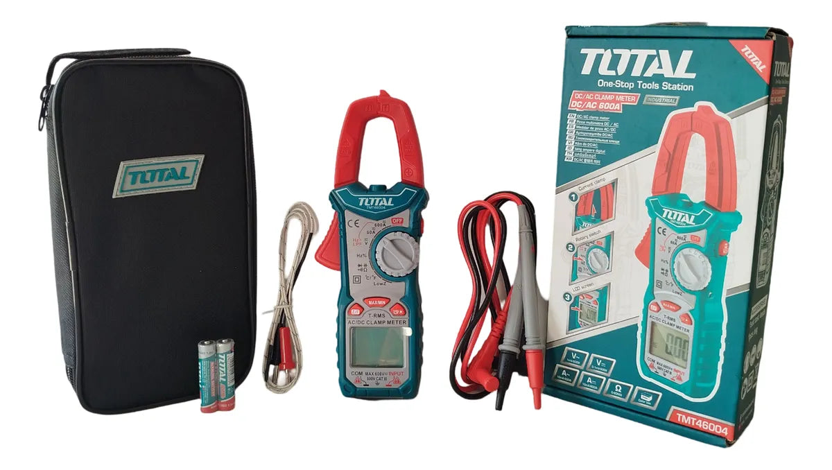 MULTIMETRO DIGITAL CON PINZA TOTAL