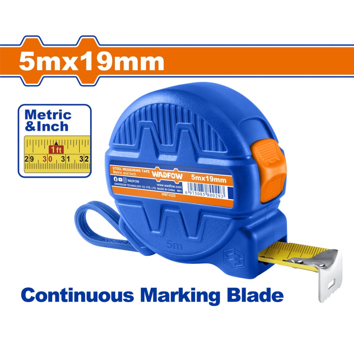 CINTA METRICA 5M WADFOW