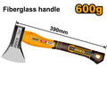 HACHA DE MANO 600GRS X 390MM INGCO MANGO DE FIBRA DE VIDRIO