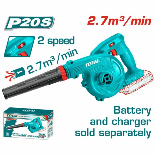 SOPLADOR INALAMBRICO 20V  TOTAL