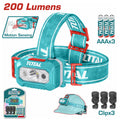 LINTERNA DE CABEZA CON LAMPARA LED FRONTAL 3W 200