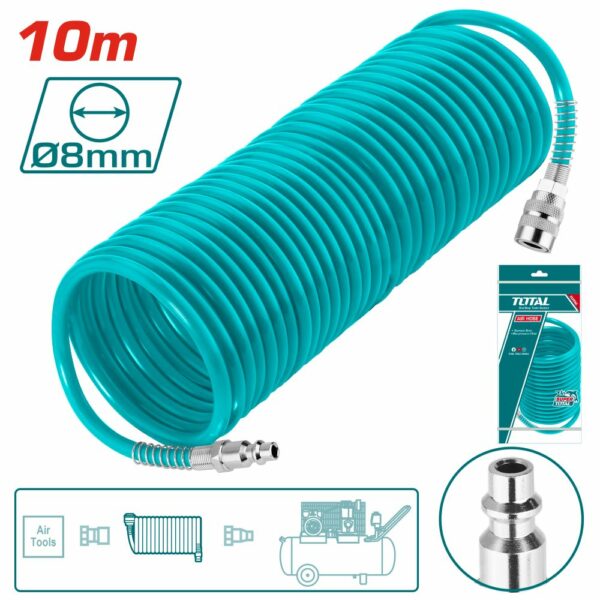 MANGUERA DE AIRE 10 MTS TOTAL PARA COMPRESOR