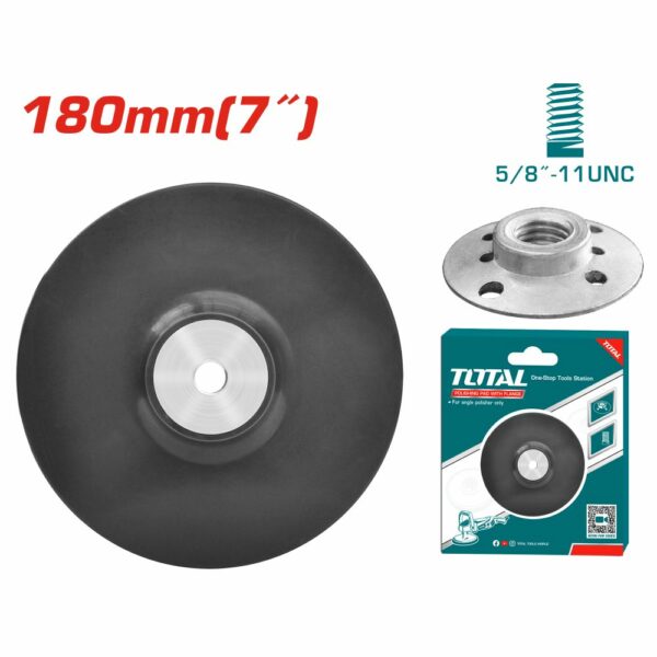 DISCO PAD ALMOHADILLA PARA PULIR CON BRIDA DE 7" DE GOMA