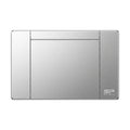 INTERRUPTOR SIMPLE PLATEADO 3 WAY DE LUJO 15 AMP