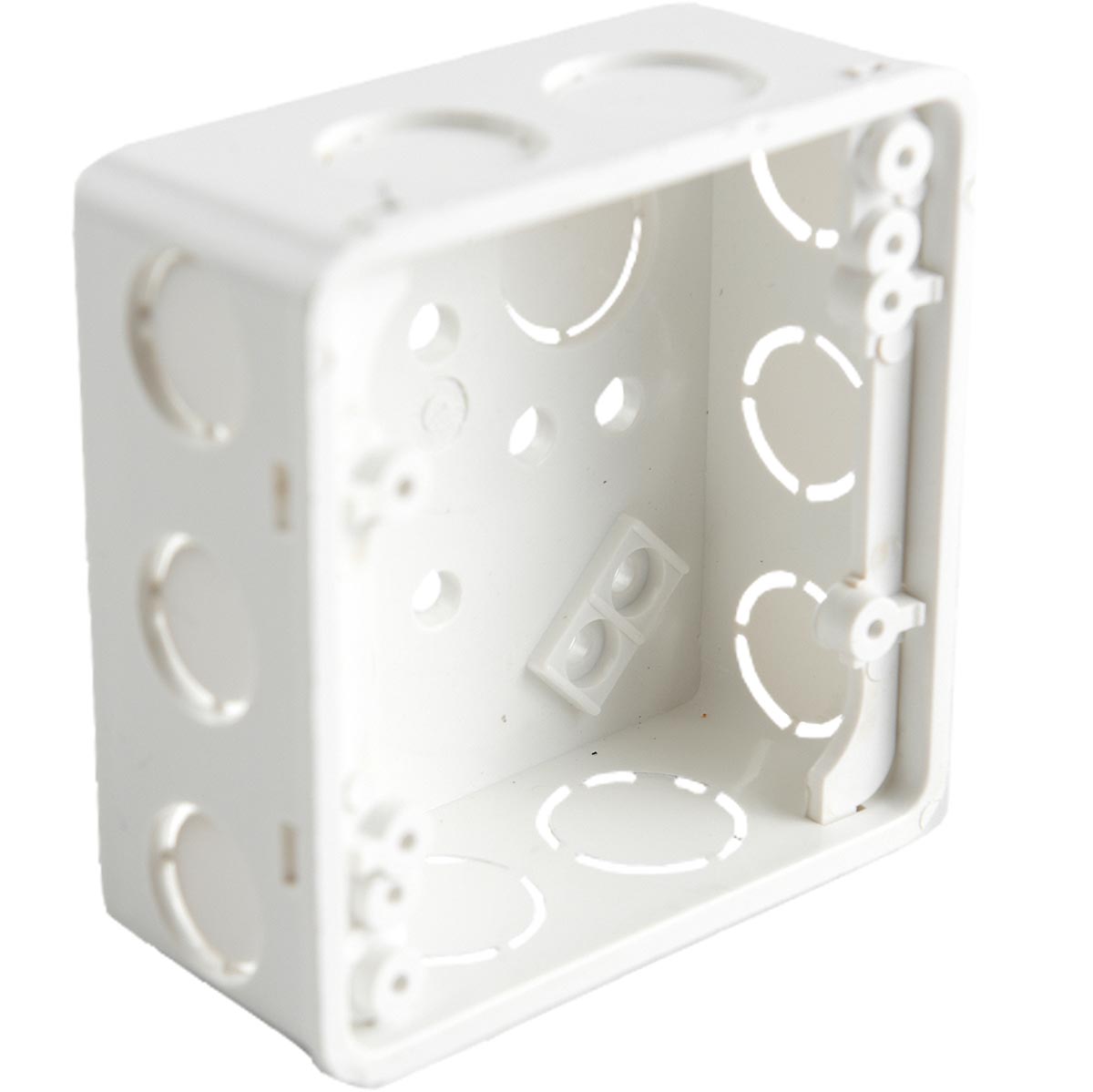 CAJETIN CUADRADO 4" X 4" PLASTICO